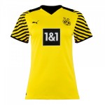 Camisolas de futebol BVB Borussia Dortmund Mulher Equipamento Principal 2021/22 Manga Curta